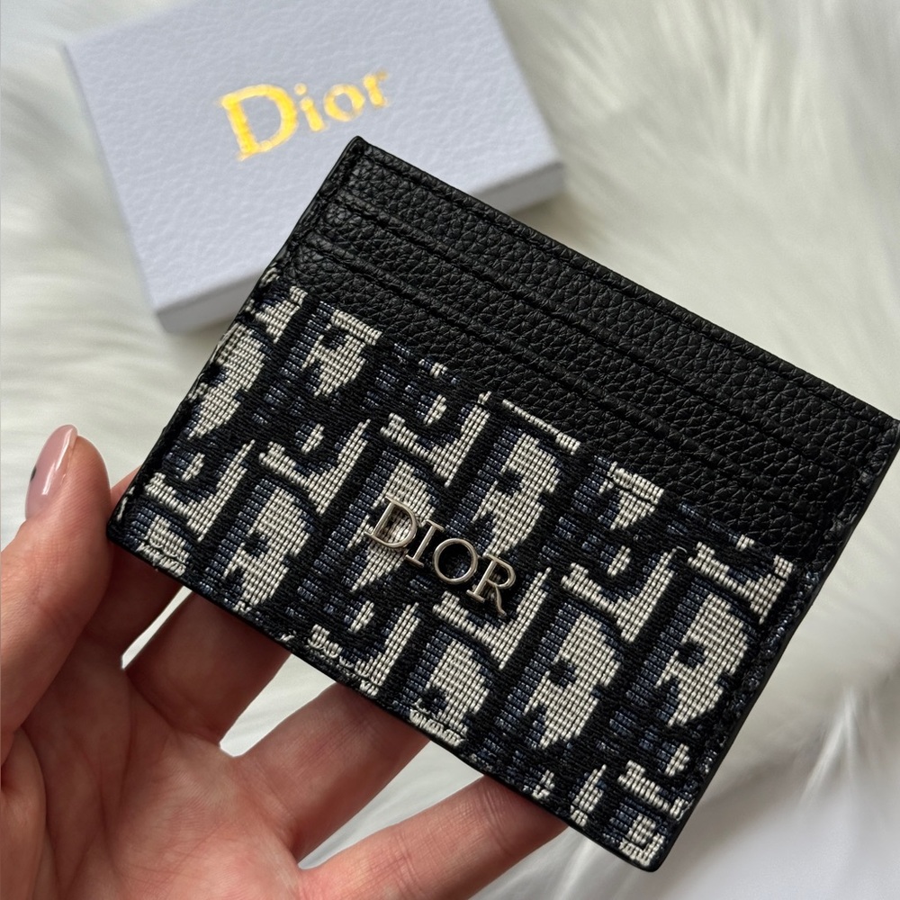 Dior Monogram Card Holder NEW with brand box
